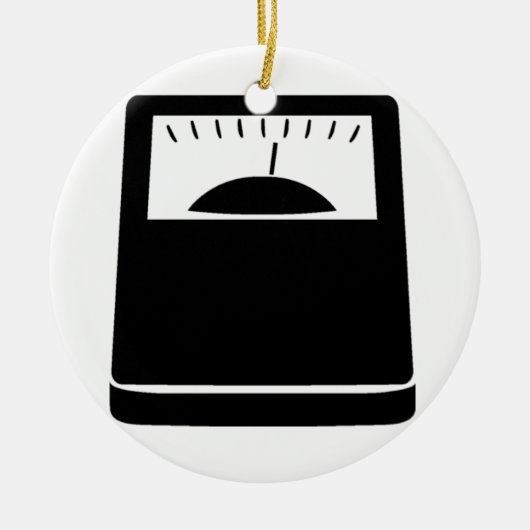 Wiegende Skalen Keramikornament (Vorne)