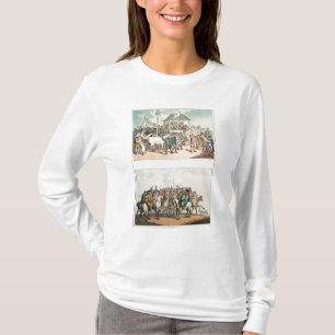 Wiegendes und reibenDown und "das Wetten T-Shirt