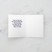 Wiegenhymne der Jungfrau Feiertagskarte (Innenseite)