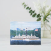 Wiehawken Dampffähre 1868 Postkarte (Stehend Vorderseite)