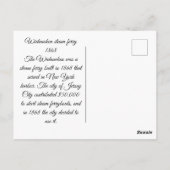 Wiehawken Dampffähre 1868 Postkarte (Rückseite)