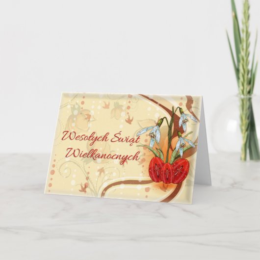 Wielkanocna kartka z pozdrowien Card Karte (Vorderseite)