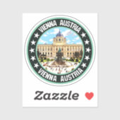 Wien Aufkleber (Blatt)