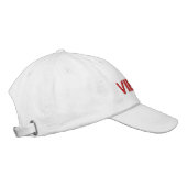 Wien, Austrai* Weiße Baseballkappe Bestickte Kappe (Rechts)