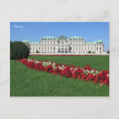 Wien Belvedere, Österreich Postkarte (Vorderseite)