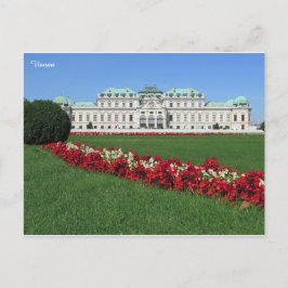 Wien Belvedere, Österreich Postkarte