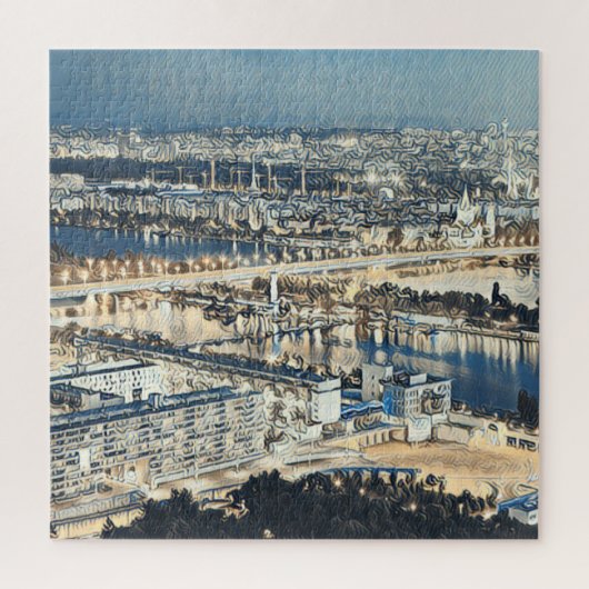 Wien bemalt 3 puzzle (Vertikal)