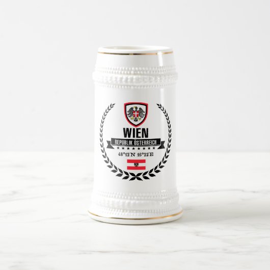 Wien Bierglas (Mittel)