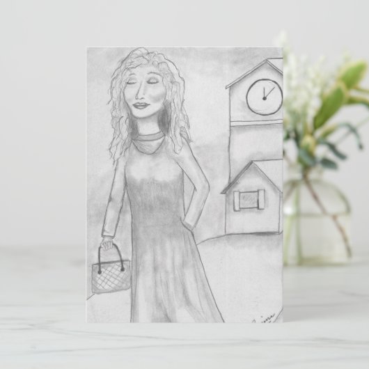 Wien Feiertagskarte (Stehend Vorderseite)