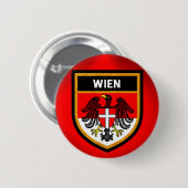 Wien-Flagge Button (Vorne & Hinten)