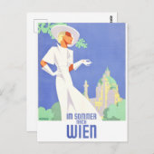 Wien im Sommer Postkarte (Vorne/Hinten)