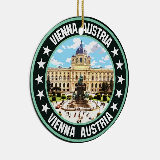 Wien Keramik Ornament (Rechts)
