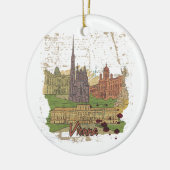 Wien Keramik Ornament (Links)