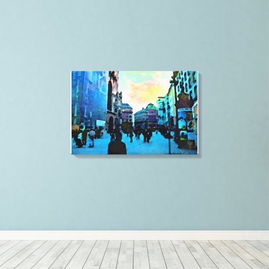 Wien Leinwanddruck (Insitu (Holzboden))