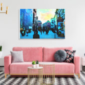 Wien Leinwanddruck (Insitu (Wohnzimmer))