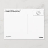 Wien Maryland Postkarte (Rückseite)