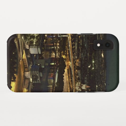 Wien nachts Case-Mate iPhone hülle (Rückseite (Horizontal))