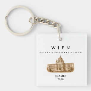 Wien Naturhistorisches Museum Name & Jahr Schlüsselanhänger