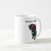 Wien-NERD lustige Dackel"Dackel-Hund" Tasse (VorderseiteRechts)