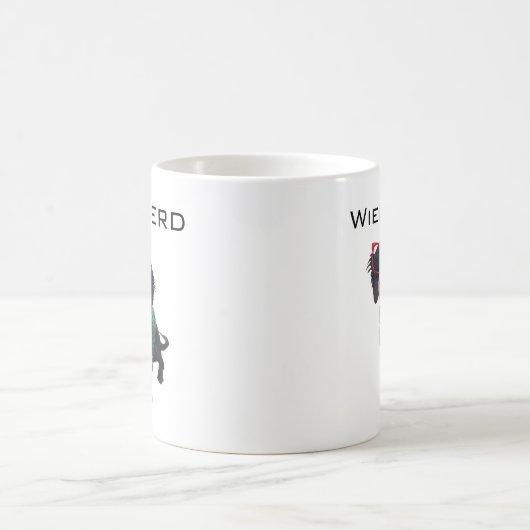 Wien-NERD lustige Dackel"Dackel-Hund" Tasse (Mittel)