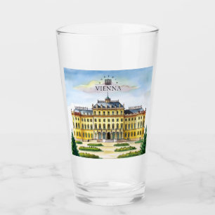 Wien Österreich Aquarell Stadt Reise Erinnerung Glas