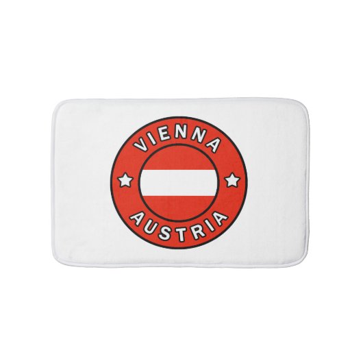 Wien Österreich Badematte (Vorderseite)