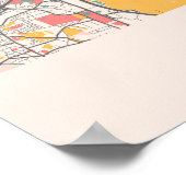 Wien - Österreich Chalk City Map Poster (Ecke)