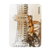 Wien Österreich City Panorama Aussicht Magnet (Vertikal)