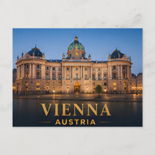 Wien Österreich Elegante Reiseziel-Stadt Postkarte
