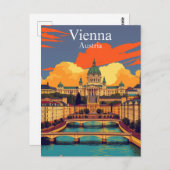 Wien, Österreich, Europa Reisen Postkarte (Vorne/Hinten)