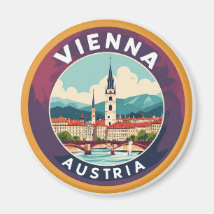 Wien Österreich Europäische Reise Erinnerung Anden Magnet