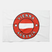 Wien Österreich Geschirrtuch (Horizontal)