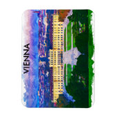 Wien Österreich Historische Stadtansicht Magnet (Vertikal)