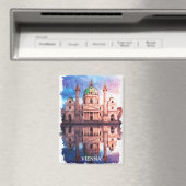 Wien Österreich Karlskirche Kirche Magnet (In Situ (Geschirrspüler))