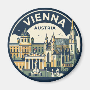 Wien Österreich Magnet