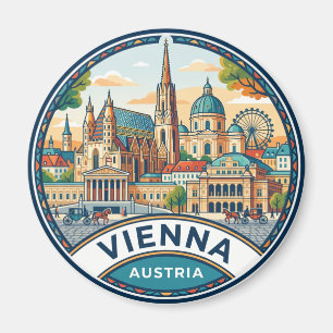 Wien Österreich Magnet