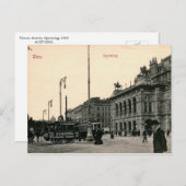 Wien, Österreich, Operning, 1910 Vintag Postkarte (Vorne/Hinten)