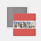 Wien Österreich Österreichische City Travel Fotos Magnet (Vorderseite/Rückseite)