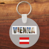Wien Österreich Österreichische Fotos für Flaggenr Schlüsselanhänger (Vorderseite)