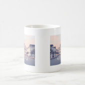 Wien Österreich Pastel Travel Design Kaffeetasse (Mittel)