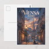 Wien Österreich Postkarte (Vorne/Hinten)