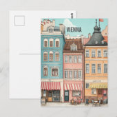 Wien Österreich Reise Postkarte (Vorne/Hinten)