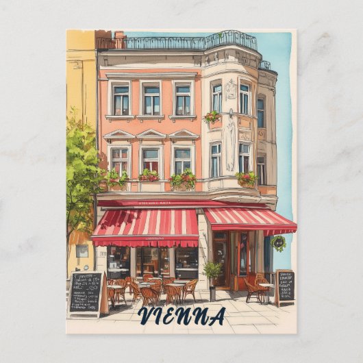 Wien Österreich Reise Postkarte (Vorderseite)