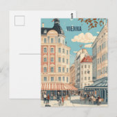Wien Österreich Reise Postkarte (Vorne/Hinten)