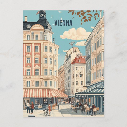 Wien Österreich Reise Postkarte (Vorderseite)