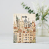 Wien Österreich Reise Postkarte (Stehend Vorderseite)