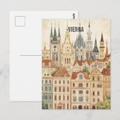 Wien Österreich Reise Postkarte (Vorne/Hinten)