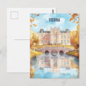 Wien Österreich Reise Postkarte (Vorne/Hinten)