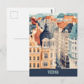 Wien Österreich Reise Postkarte (Vorne/Hinten)