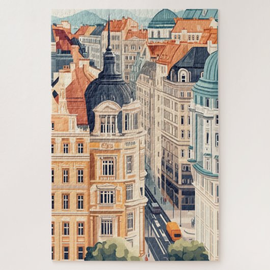 Wien Österreich Reise Puzzle (Vertikal)